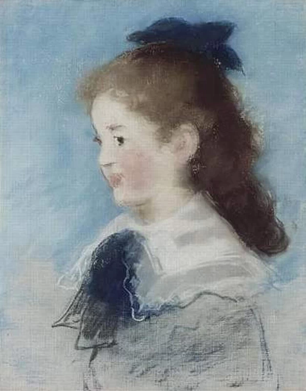  303-Édouard Manet, Ritratto di Mademoiselle Hecht di profilo, 1882-Museo d'Orsay, Parigi 